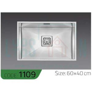 سینک ظرفشویی توکار الکا استیل مدل 1109